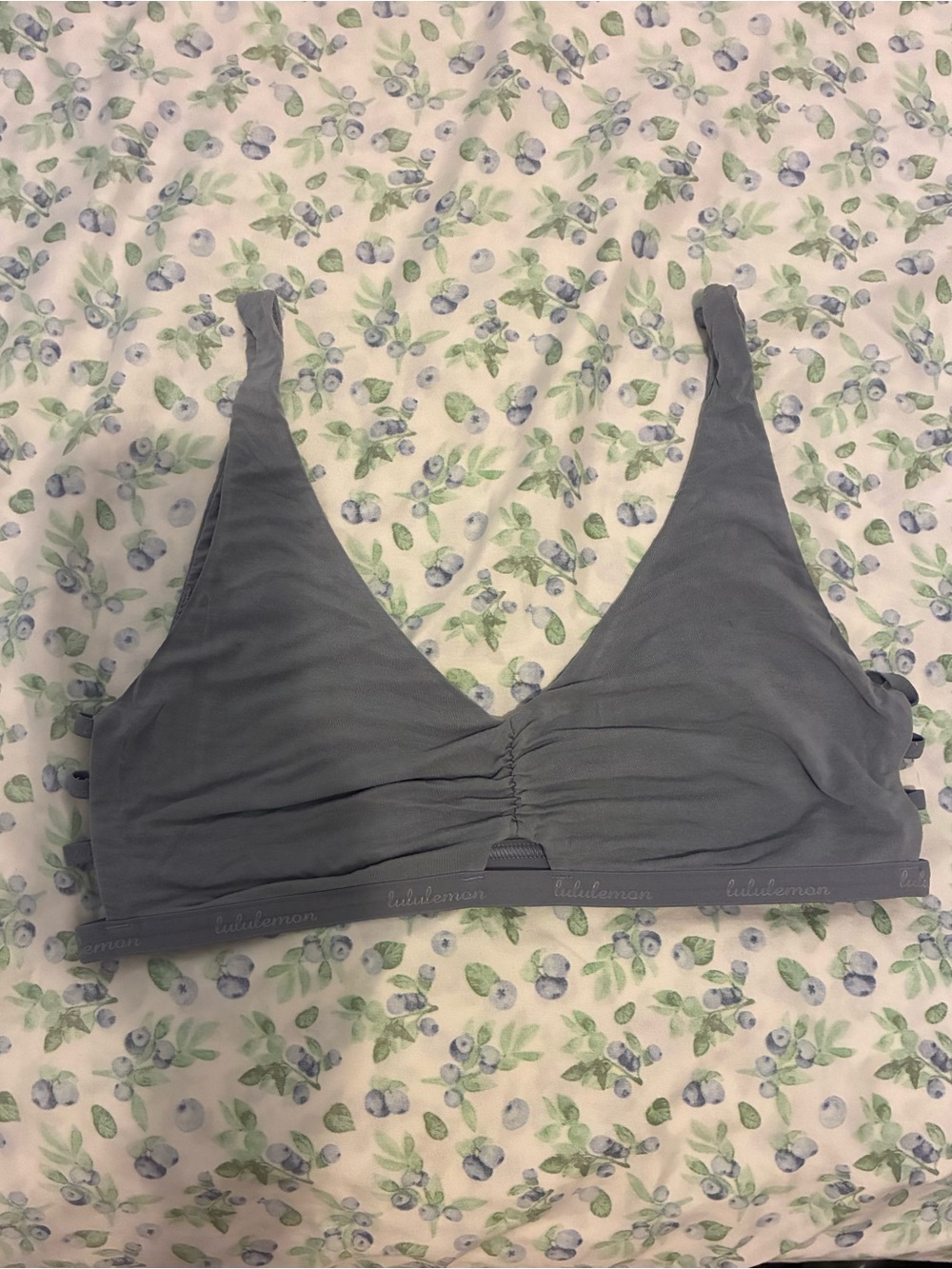 lululemon athletica Chambray Wireless Ruched Bralette